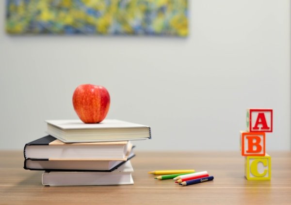 Student at desk